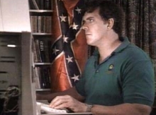 Don Black, working on the Stormfront.org Web site.