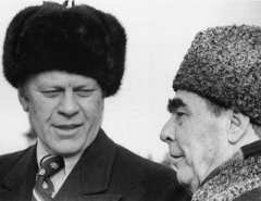 Ford and Brezhnev in Vladivostok, 1974.