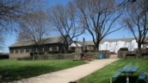 One of the outbuildings at Fort Holabird.
