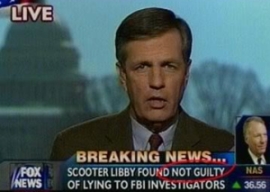 Fox News tells viewers Libby not guilty.