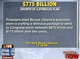 Fox News on-air graphic repeating a typo from the original Senate Republican Communications Center press release.