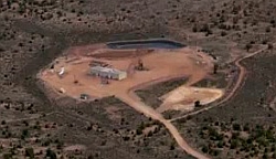 Uranium mine near the rim of the Grand Canyon.