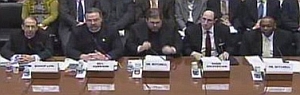 Five men, including several conservative religious leaders, testified before a House committee on female contraception issues. No women were allowed to testify. The Senate later blocks a bill restricting contraception from passing.