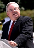 Conservative Baptist preacher Jerry Falwell, who speaks out against the anti-gay rhetoric of the Westboro Baptist Church.