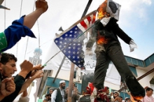 Protesters in Kabul burn Florida pastor Terry Jones in effigy during a protest against Jones’s announced plans to burn a Koran on September 11.