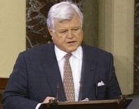 Senator Ted Kennedy (D-MA) speaking to the US Senate.