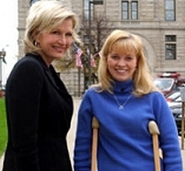 Diane Sawyer and Jessica Lynch.