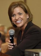Representative Lynn Jenkins speaks at the August 19 forum in Hiawatha, Kansas.
