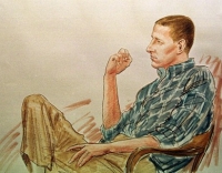 Timothy McVeigh sits in the courtroom during his trial.