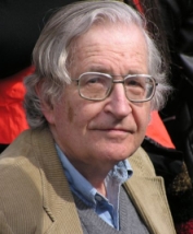Noam Chomsky, noted linguist and and “anti-imperialism” activist. 
