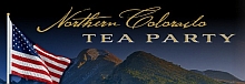 A portion of the Northern Colorado Tea Party logo.