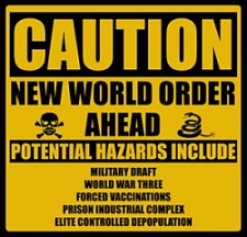 A Web graphic opposing the ‘New World Order.’