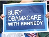 One of many signs held by protesters at the 9/12 rally in Washington.