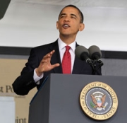 President Obama during his May 22, 2010 speech at West Point.