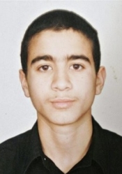 Omar Khadr. The photo, presumably taken in 2001, was given to Canadian reporters by his mother, Maha Khadr, after a 2005 press conference.