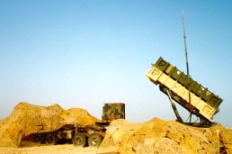 One of the US Army Patriot batteries deployed in Dhahran, Saudi Arabia that destroyed Iraqi Scuds.