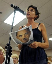 A member of the LaRouche Youth Movement compares the Obama health care reform proposal to Nazi policies.