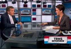 Tom Ridge and Rachel Maddow.