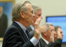 Rumsfeld before the House Committee on Government Oversight and Reform.