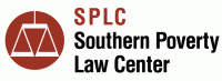 Logo of the Southern Poverty Law Center, an organization that tracks the activities of so-called ‘hate groups’ around the US.