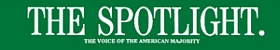 The logo of ‘The Spotlight’ magazine.