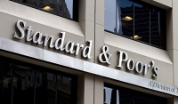 The outside of the Standard & Poor’s office complex on Wall Street.