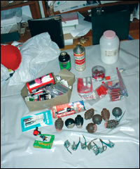 Some of the materials confiscated from Myron Tereshchuk’s home by the FBI.