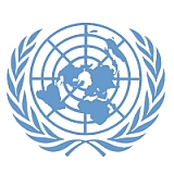 United Nations logo.