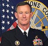 Vice Admiral William McRaven.