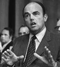 John Ehrlichman testifies before the Senate Watergate Committee.