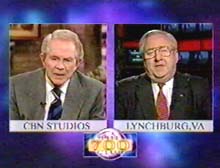 Pat Robertson and Jerry Falwell on the 700 Club.