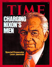 Time magazine cover featuring Leon Jaworski.