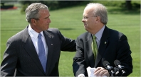 President Bush and Karl Rove.