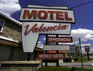 The Valencia Motel.